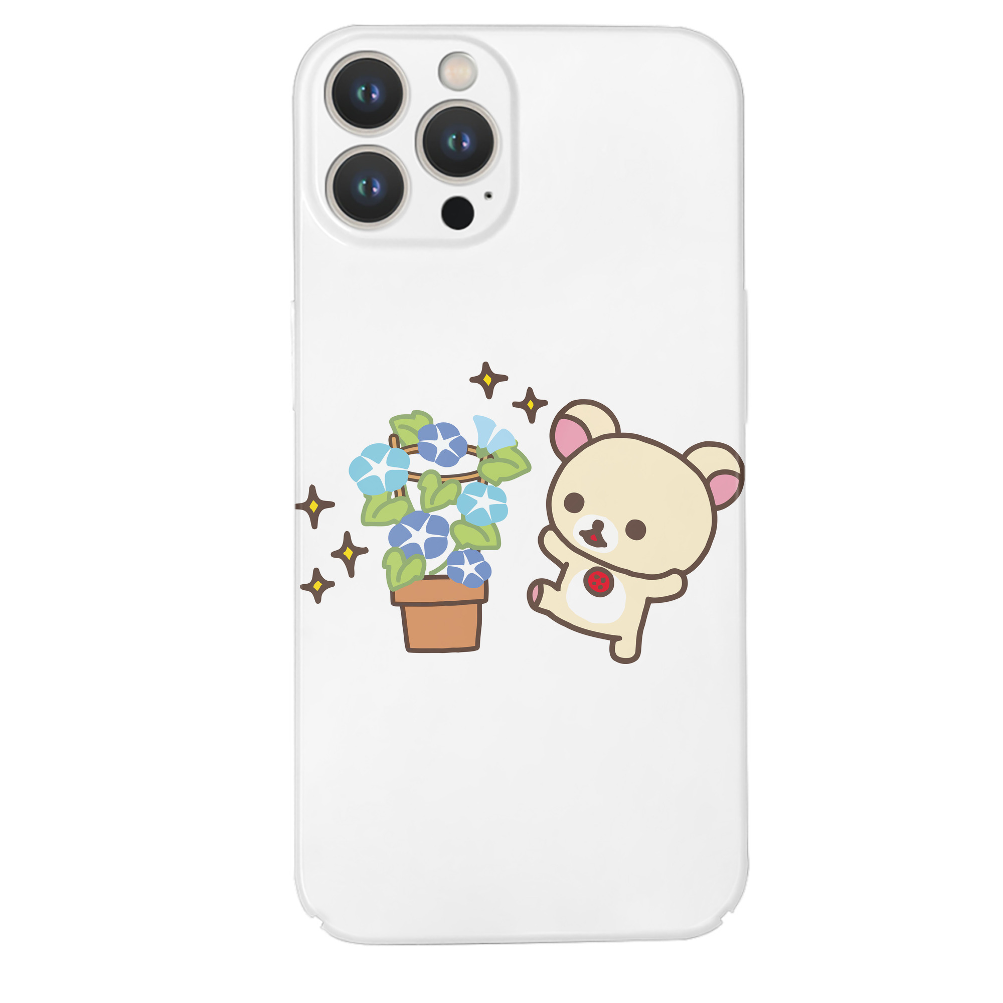 （画像用） リラックマ リラックマ キイロイトリ Rilakkuma Korilakkuma Kiiroitori 【iPhone 14シリーズ対応】ハードケース